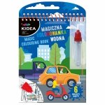 AUTA MAGICZNA WIELORAZOWA KOLOROWANKA WODNA KIDEA DLA DZIECKA POJAZDY