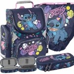 KOMPLET 3w1 STITCH TORNISTER DLA DZIEWCZYNEK DO KLAS 1-4 PODSTAWÓWKI