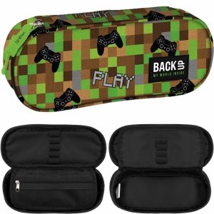 PIÓRNIK SZKOLNY MŁODZIEŻOWY GAME PAD BACKUP MINECRAFT SASZETKA z PADEM