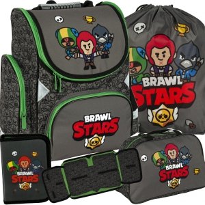 Szkolny Tornister Brawl Stars dla Chłopaków Komplet Paso [BS21GB-525]