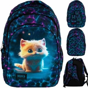 PLECAK KOTEK BACKUP SZKOLNY MŁODZIEŻOWY DLA DZIEWCZYNY CATS 3 WZORY