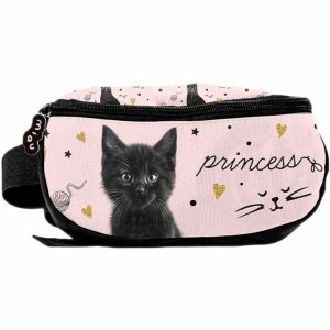 KOTEK SASZETKA NERKA TORBA NA PAS Z KOTKIEM DZIECIĘCA DLA DZIEWCZYNEK CATS