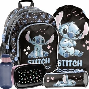 PLECAK STITCH SZKOLNY DO 1 KLASY KOMPLET 5 ele. LILO i STICH DLA DZIEWCZYNY