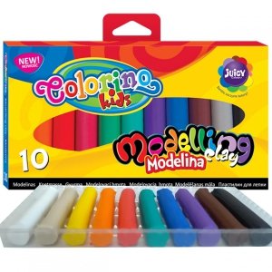 Modelina 10 Kolorów Colorino Szkolna Masa Plastyczna [42741PTR]