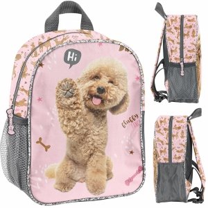 Pudel Plecaczek z Pieskiem do Przedszkola Plecak Wycieczkowy dla Dziewczynek