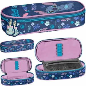 STICH PIÓRNIK SZKOLNY DLA DZIEWCZYNY OTWIERANY Z KLAPKĄ LILO i STITCH PASO