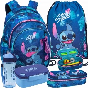 STITCH CP PLECAK COOLPACK SZKOLNY STICH DLA DZIEWCZYNY PATIO ZESTAW 5w1