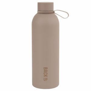 BUTELKA TERMICZNA BEŻOWA METALOWY KUBEK TERMICZNY TERMOS BIDON 500ML BACKUP