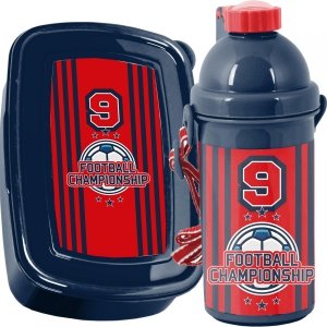 Komplet Śniadaniówka Bidon Piłkarski dla Chłopaka Paso [PP21FO-3021]