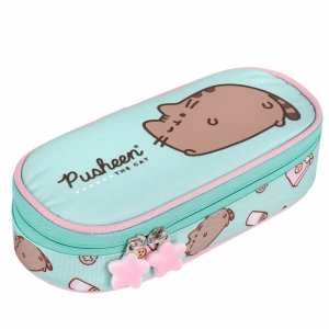 PIÓRNIK SZKOLNY PUSHEEN MINT ST.RIGHT DLA DZIEWCZYNY OTWIERANY ETUI