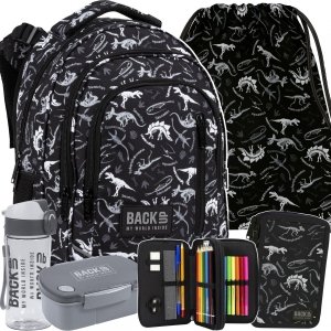 Backup dla Chłopaka Plecak Młodzieżowy Duży komplet Dinozaur [PLB4R114]