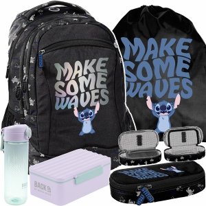 PLECAK STITCH BeUniq MŁODZIEŻOWY SZKOLNY KOMPLET 5w1 LILO STICH DZIEWCZĘCY