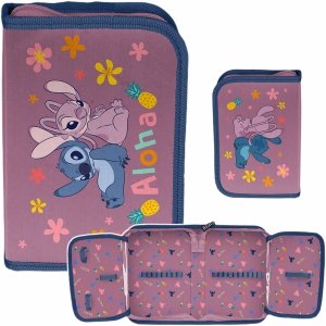 PIÓRNIK SZKOLNY STICH DO PODSTAWÓWKI DLA DZIEWCZYNEK DO 1 KLASY LILO STITCH
