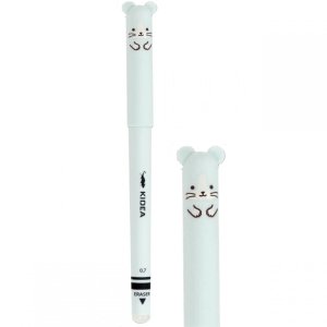 Długopis Myszka Wymazywalny Ścieralny z Gumką Kidea [DWBKA]