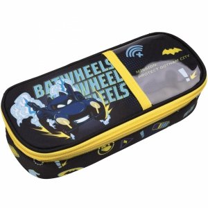 PIÓRNIK BATMAN SZKOLNY SASZETKA Z KLAPKĄ ETUI NIETOPERZ DLA CHŁOPAKA