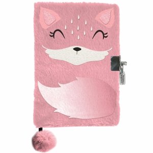 LISEK PLUSZOWY PAMIĘTNIK DLA DZIEWCZYNEK DZIECIĘCY WŁOCHACZ na KLUCZYK [PP23FX-3676]