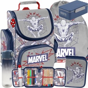 TORNISTER SPIDER-MAN KOMPLET 5el SZKOLNY MARVEL DO KLAS 1-4 DLA CHŁOPAKA