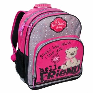 PLECAK SZKOLNY z MISIEM MIŚ MISIU MISIEK MISIAK DLA DZIEWCZYNY PASO