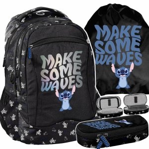 PLECAK STITCH BeUniq MŁODZIEŻOWY SZKOLNY KOMPLET 3w1 LILO STICH DZIEWCZĘCY