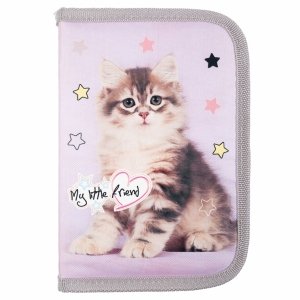 Piórnik z Kotkiem Szkolny Jednokomorowy Kot Majewski [57252]