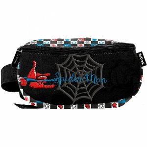 SPIDERMAN SASZETKA NERKA TORBA na PAS MŁODZIEŻOWA CZARNA BEUNIQ MARVEL