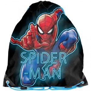 Sportowy Worek Marvel SpiderMan Chłopięcy na Obuwie Paso [SP22CS-712]