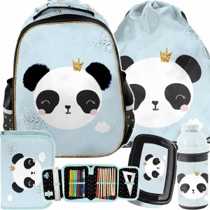 Plecak Szkolny dla Dziewczyn Miś Panda w komplecie 5w1 [PP23PQ-565]