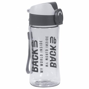 Bidon Butelka na Picie Backup Tritanum Free BPA Szara [BB4A]