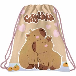 KAPIBARA WOREK DZIEWCZĘCY NA OBUWIE KAPCIE CAPYBARA DO SZKOŁY DERFORM