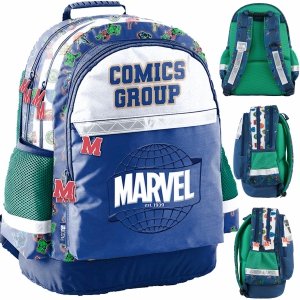 Marvel Comics Plecak Chłopięcy  Szkolny do 1-4  klas Podstawówki Paso Gaming Gra