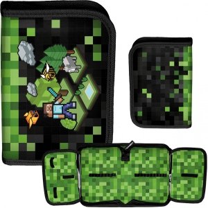 Gry Piórnik Szkolny Piksele Gry Gamer Minecraft [PP23XL-P001BW]