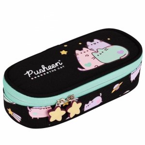 PIÓRNIK SZKOLNY PUSHEEN PASTEL ST.RIGHT DLA DZIEWCZYNY OTWIERANY ETUI