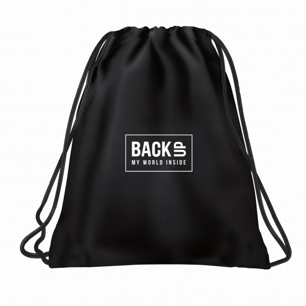PLECAK CZARNY BACKUP SZKOLNY MŁODZIEŻOWY ZESTAW 5w1 NEON DLA DZIEWCZYNY