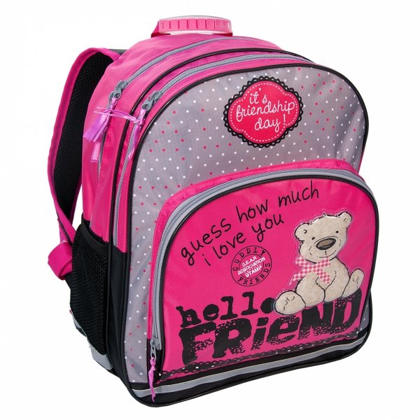 PLECAK SZKOLNY z MISIEM MIŚ MISIU MISIEK MISIAK DLA DZIEWCZYNY PASO