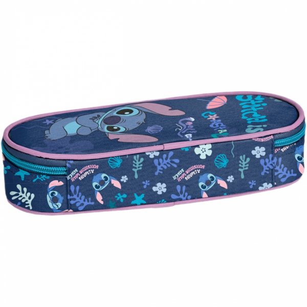 STICH PIÓRNIK SZKOLNY DLA DZIEWCZYNY OTWIERANY Z KLAPKĄ LILO i STITCH PASO