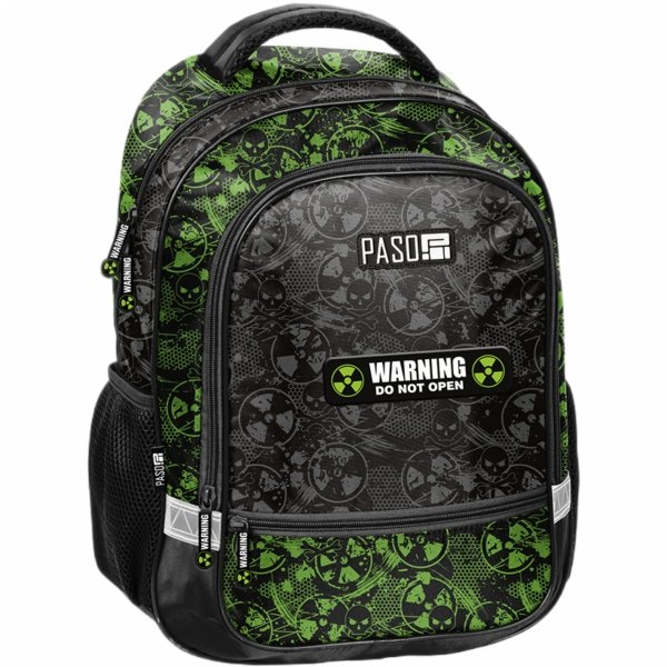 PLECAK SZKOLNY DO PODSTAWÓWKI WARNING ALERT DO 1 KLASY CHŁOPIĘCY PASO