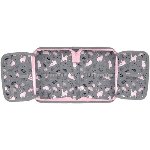 Koty Piórnik z Kotkami Szkolny do Podstawówki Dziewczęcy do klas 1-4 Paso