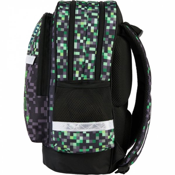 GAMER PLECAK CHŁOPIĘCY SZKOLNY PIKSELE KOMPLET 3ele PASO GAMING GRA