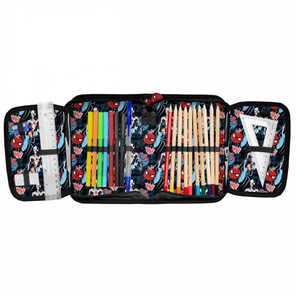 SPIDERMAN PIÓRNIK Z WYPOSAŻENIEM SZKOLNY DLA CHŁOPAKÓW MARVEL PASO