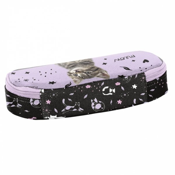 PLECAK SZKOLNY Z KOTKIEM DLA DZIEWCZYNY DO 1 KLASY ZESTAW 3w1 KOTEK CATS