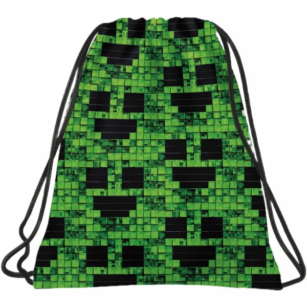 PIKSELE MINECRAFT PLECAK 3 WZORY BACKUP SZKOLNY MŁODZIEŻOWY ZESTAW 3 elem.
