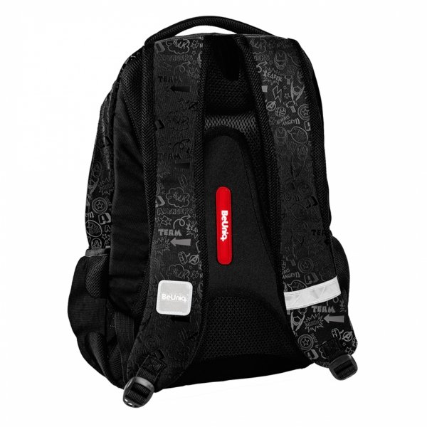 KAPITAN AMERYKA PLECAK SZKOLNY CZARNY BeUniq MŁODZIEŻOWY AVENGERS CHŁOPIĘCY