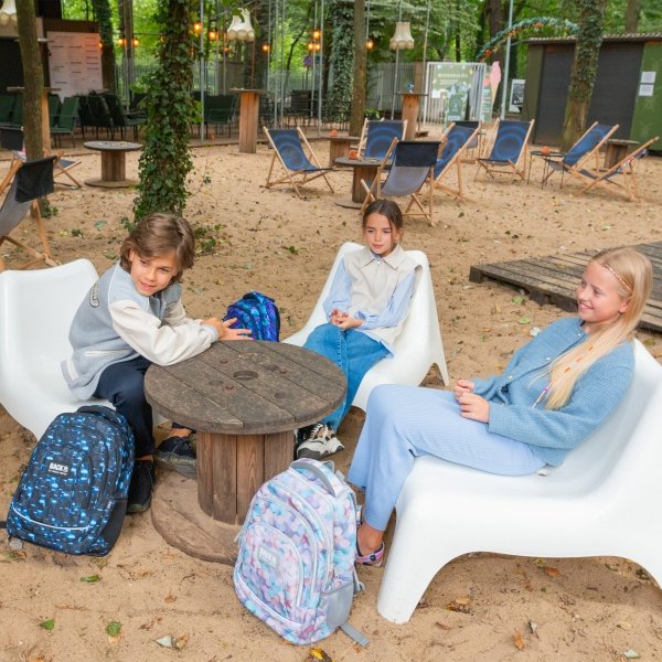 PLECAK BACKUP BYTEWAVE SZKOLNY MŁODZIEŻOWY DLA CHŁOPAKA 4 kom. KOMPLET 5 el