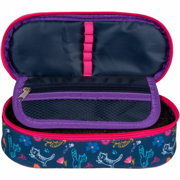 ZESTAW 5w1 KOT CATS PLECAK Z KOTKAMI DLA DZIEWCZYNY SZKOLNY DO PODSTAWÓWKI