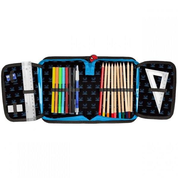 Spider Man Piórnik Marvel z Wyposażeniem Szkolny Chłopięcy [SP23PA-P001]