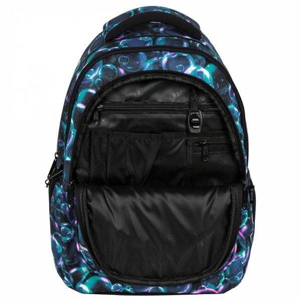 BACKUP PLECAK MŁODZIEŻOWY BAŃKI SZKOLNY DZIEWCZĘCY ZESTAW 3w1 BUBBLE
