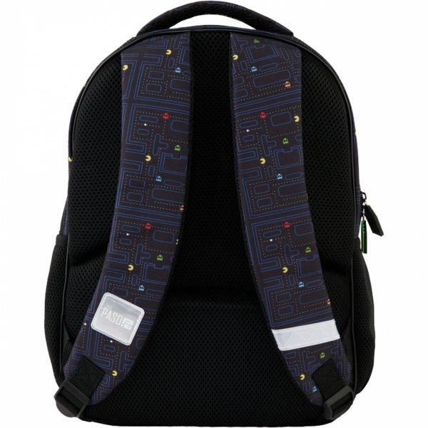 PAC-MAN PLECAK SZKOLNY DO PODSTAWÓWKI DO 1 KLASY GAMER GAMING ZESTAW 5 ele