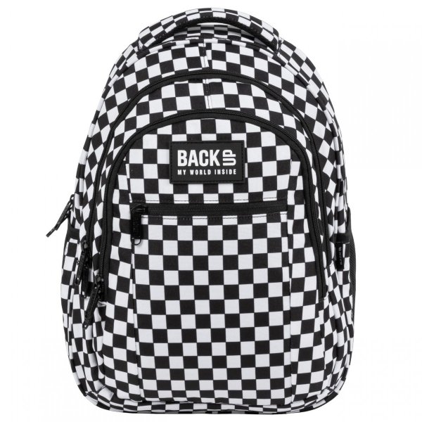Szachownica Plecak BackUp 3w1 Młodzieżowy dla Dziewczyny do Szkoły [PLB4O66]