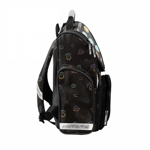 TORNISTER SMILEY SZKOLNY DO KLAS 1-4 DO PODSTAWÓWKI BUŹKI ZESTAW 3el EMOTKI