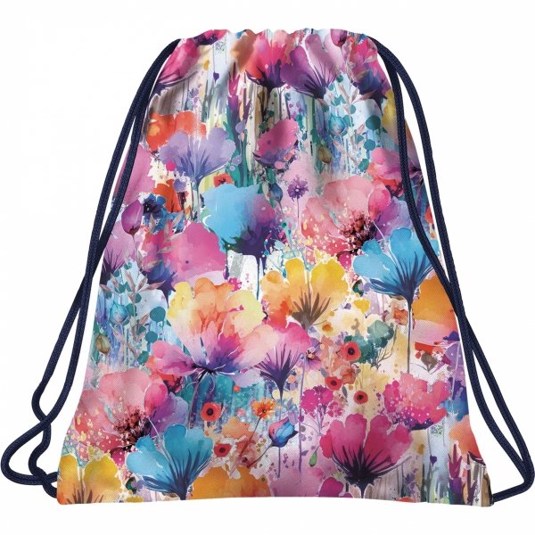PLECAK DLA MŁODZIEŻY BACKUP KWIATOWY SZKOLNY KOLOROWE KWIATY DERFORM